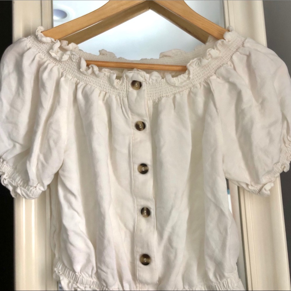 H&M puff sleeve shirt